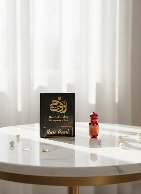 Rare Pearls Ittar by Rooh e Ishq | Soft Floral Musk Concentrated Attar for Women