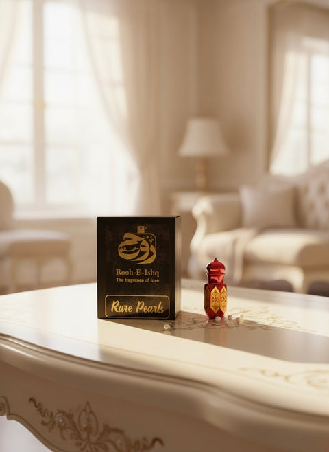 Rare Pearls Ittar by Rooh e Ishq | Soft Floral Musk Concentrated Attar for Women