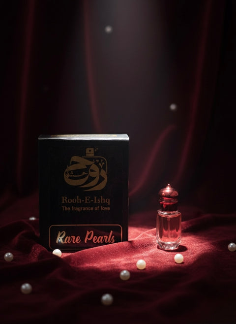 Rare Pearls Ittar by Rooh e Ishq | Soft Floral Musk Concentrated Attar for Women
