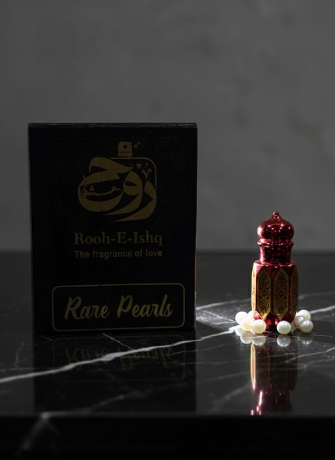 Rare Pearls Ittar by Rooh e Ishq | Soft Floral Musk Concentrated Attar for Women
