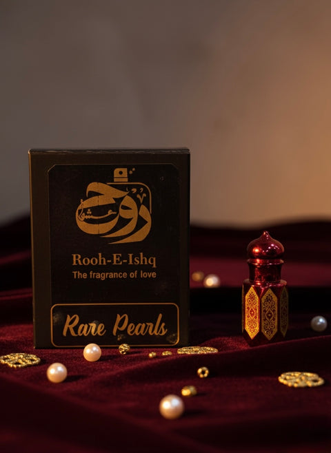 Rare Pearls Ittar by Rooh e Ishq | Soft Floral Musk Concentrated Attar for Women