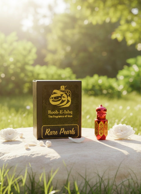 Rare Pearls Ittar by Rooh e Ishq | Soft Floral Musk Concentrated Attar for Women